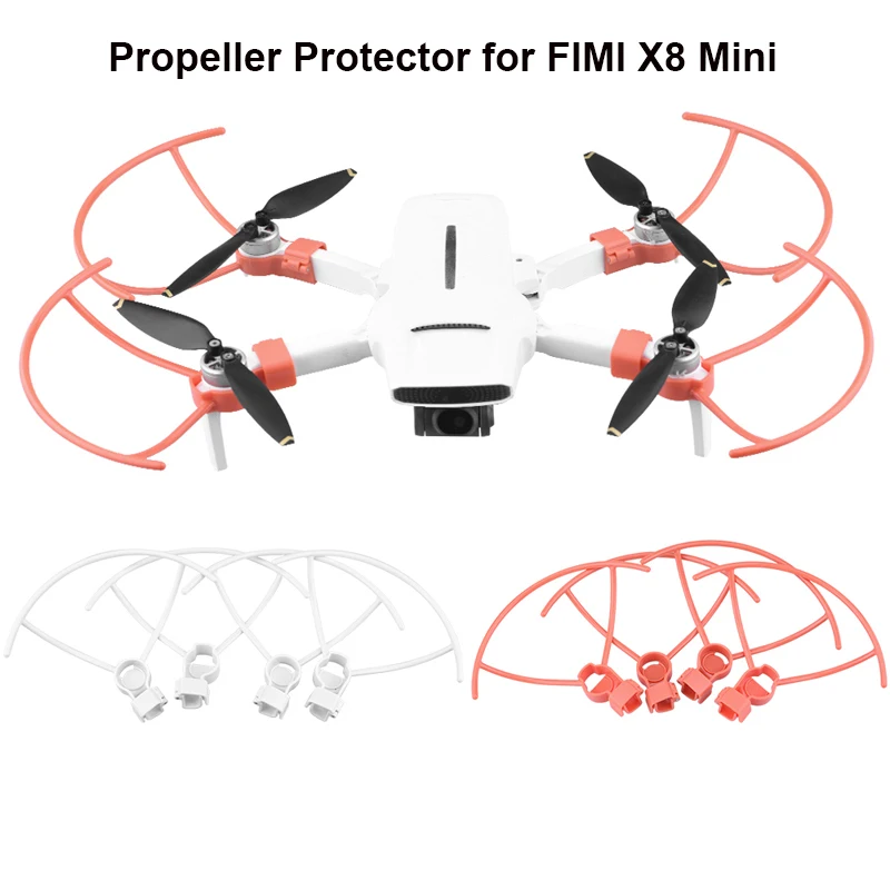 4pcs rýchle uvoľňovanie Propeller Protector pre Fimi X8 Mini/Mini V2 Drone vrtuľový strážca chrániče krídlových ventilátorov pokrytie príslušenstva