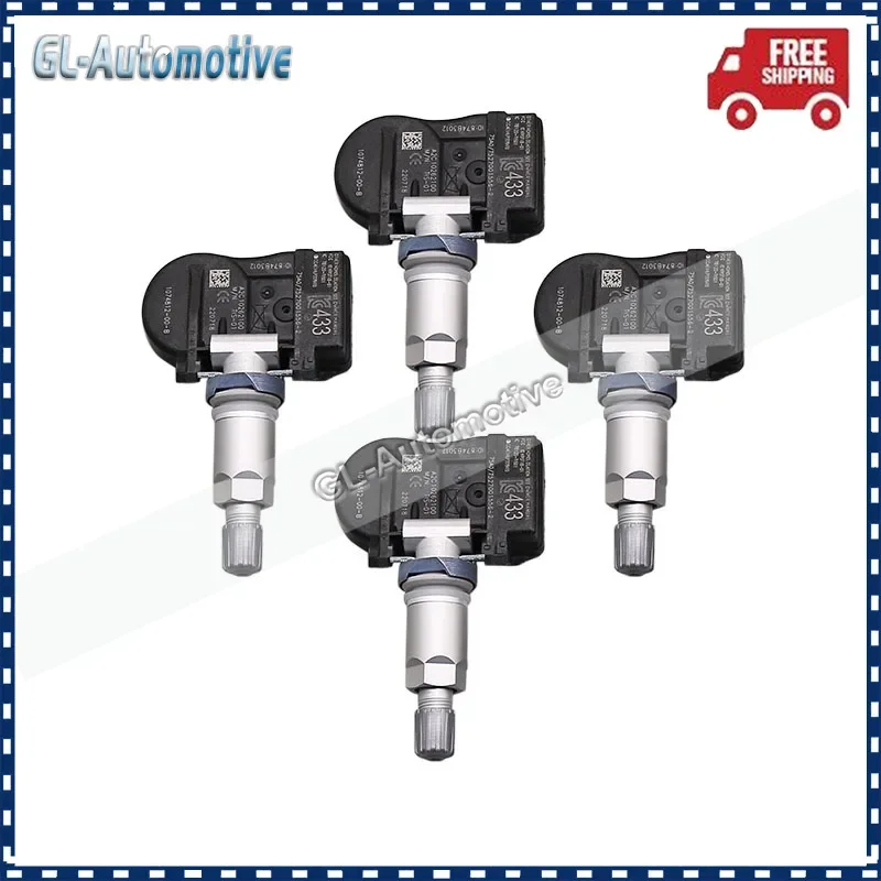 4pcs Senzor tlaku TPMS pre tlak pre Tesla model 3 SX 1074812-00-B 1034602-00-A 1034602-00-C 433 MHz