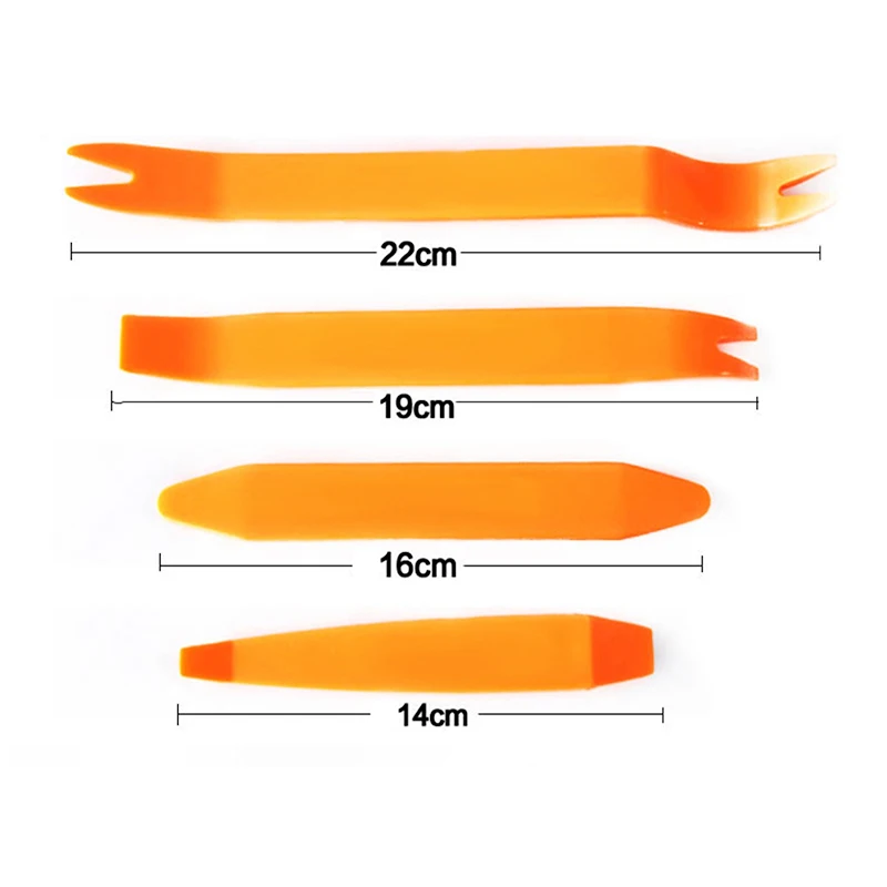 4PCS/SET Automatic CAR PRY Nástroj Radio Panel Dver Clip Dash pre Toyota Corolla E12 Corolla Allex Runx Camry Saloon V4