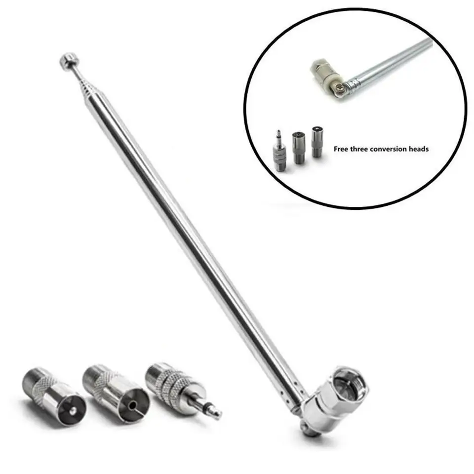 4pcs/set FM anténa 75 Ohm F typ mužskej zástrčky pre domáce rádiové stereo signálne prijímač Aerial