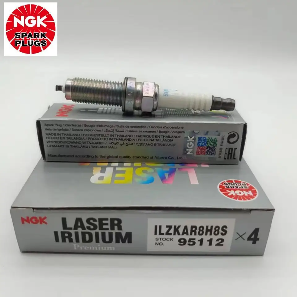 4pcs/set Original NGK ilzKar8H8S 95112 Iridium Platinum Zapaľovacia sviečka pre Honda Civic Vezel X-RV U-RV Jade Crider Acura CDX 1.5T