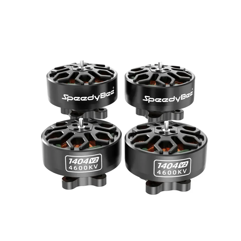 4pcs Speedybee 1404 V2 Motor 4600kV 4S LiPo pre Bee25 2,5inch FPV Drone