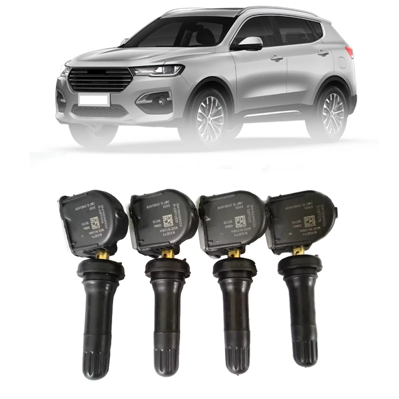 4pcs TPMS tlakový senzor 433MHz 3641100Xkr02A pre Great Wall Haval 2019 F7 H6 WEY VV5 VV6 VV7 Crysler Sensor Crysler