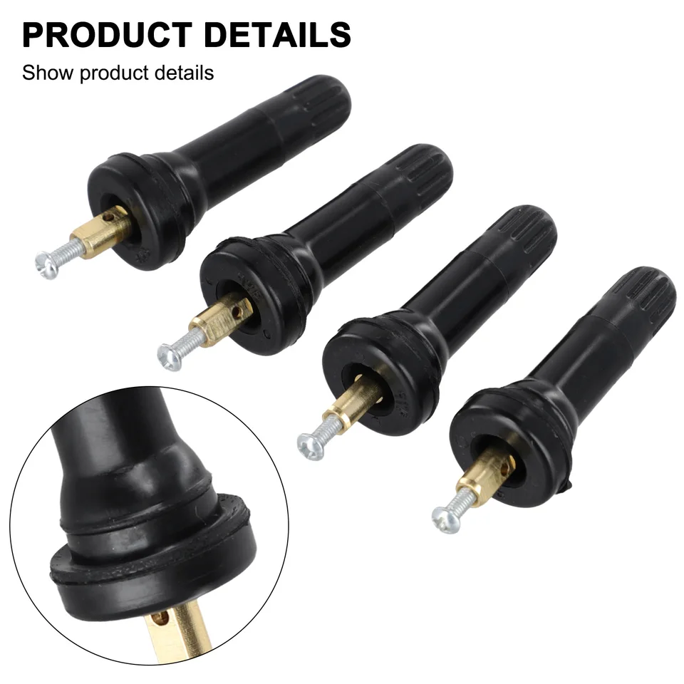 4pcs TPMS tlakový senzorový gumový ventil stonky pre Chevy pre Hyundai pre GMC pre Dodge for Ford pre mazdu pre džípový ston