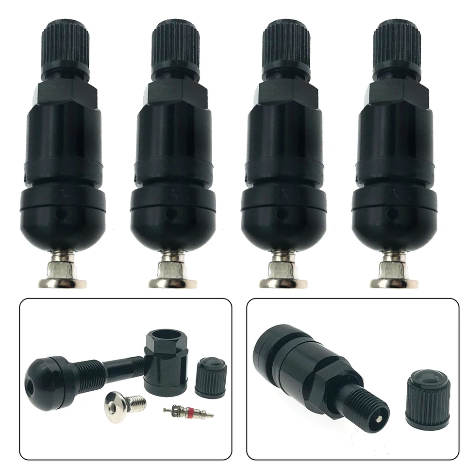 4pcs TPMS tlakový senzorový ventil stonky Skontrolujte súpravu pre stonku pre BMW 5 Series Monitor tlaku v pneumatikách