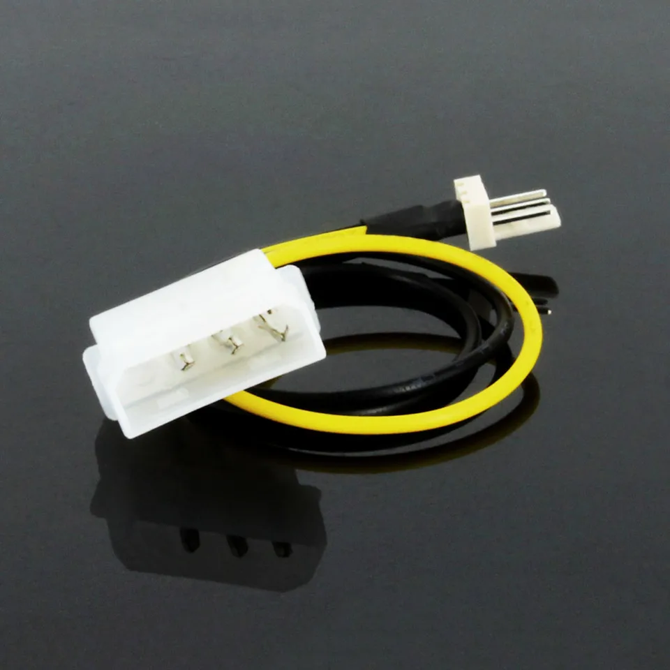 4pin IDE MOLEX až 3pin CPU/CUSE VENTRÁLNA KABELOVÝ KABEL Adaptér Ventilátorový kábel prevodníka 15 cm pre stolné počítačové príslušenstvo Kábel
