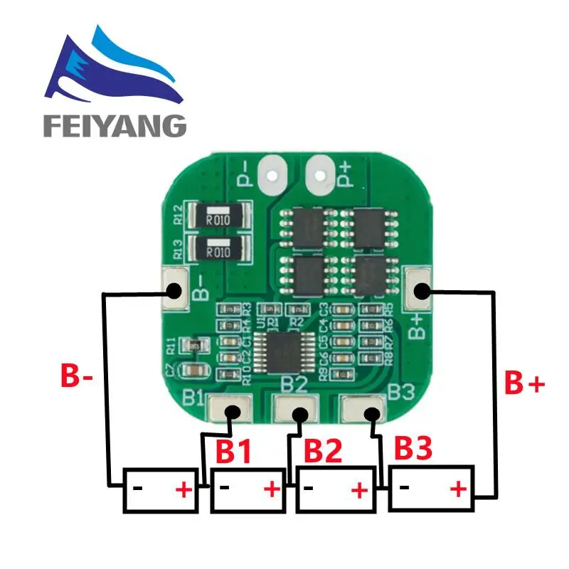 4S 14,8 V / 16,8 V 20A PEAK LI-ION BMS PCM PCM BATICKÁLNA doska BMS PCM pre lítium LICOO2 LIMN2O4 18650 LI batéria