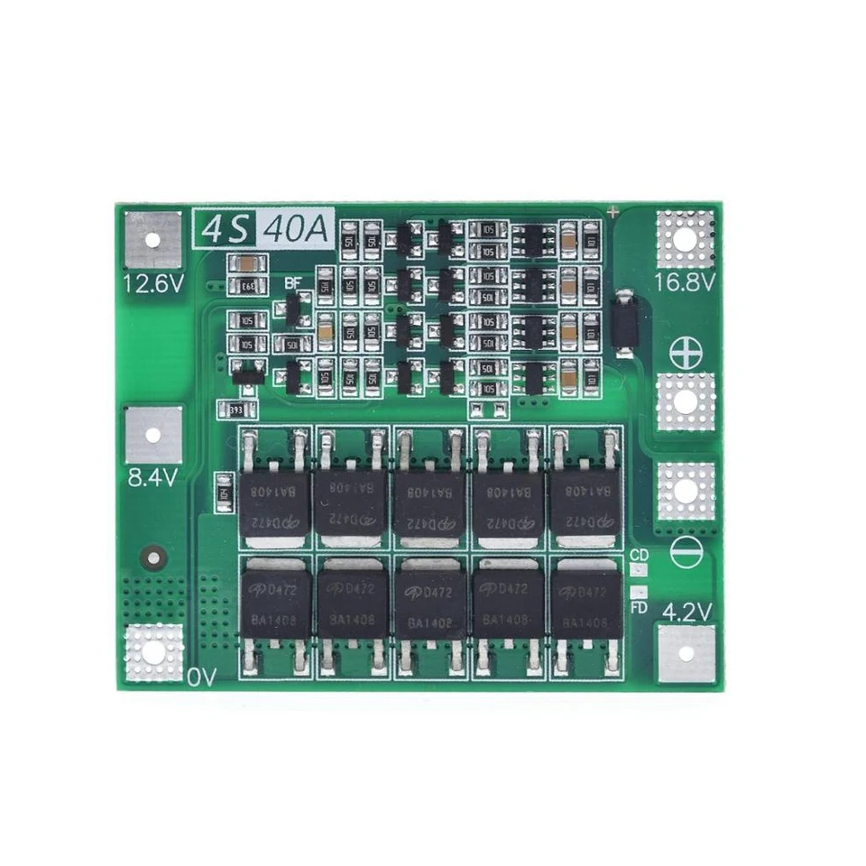 4S 40A 18650 Li-Ion Litium Battery nabíjačka PCB doska BMS Protect Modul pre vŕtací motor 14,8 V 16,8 V Lipo bunkový modul