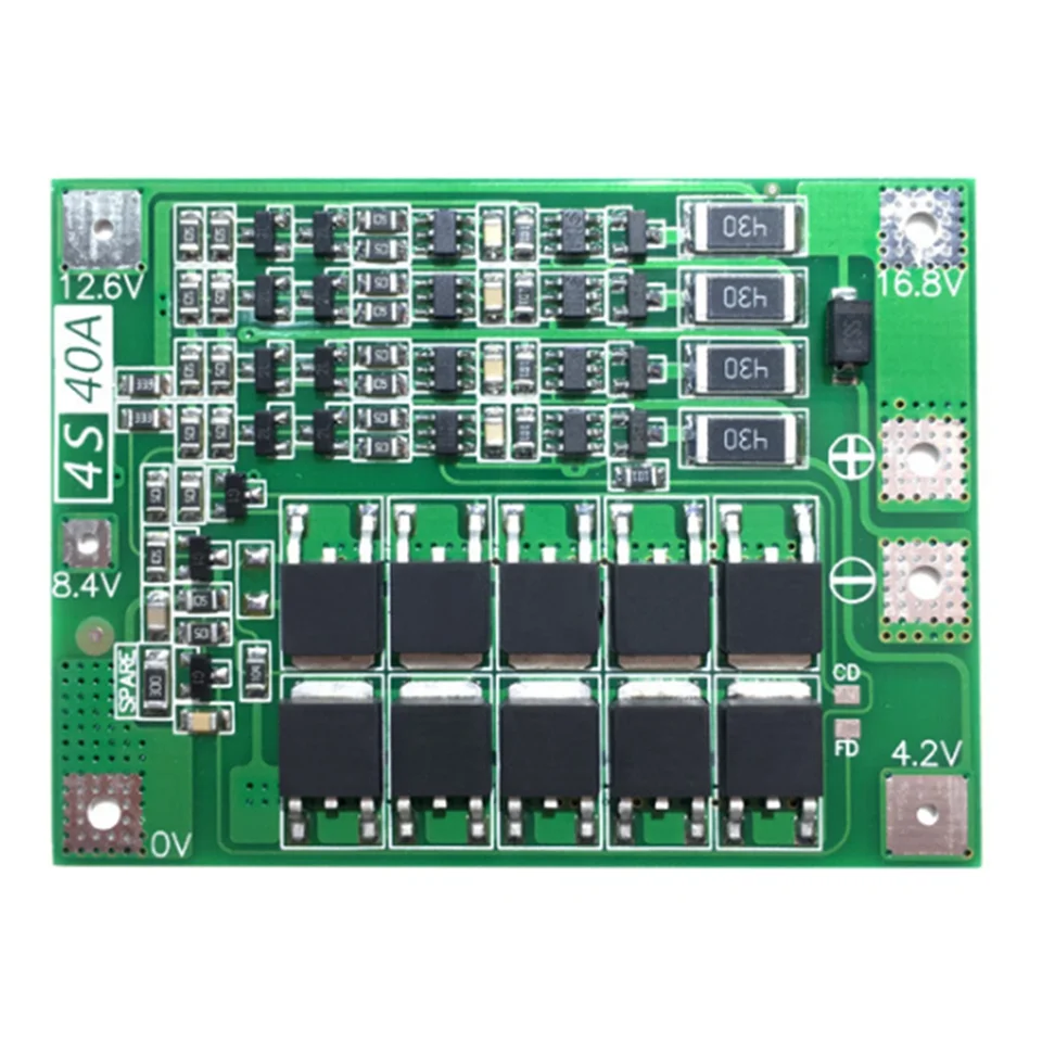 4S 40A Aktívny vyrovnávač vyrovnávacieho prostriedku 18650 LifePo4 lítium batérií Rada BMS Board Energy Energy Prenos