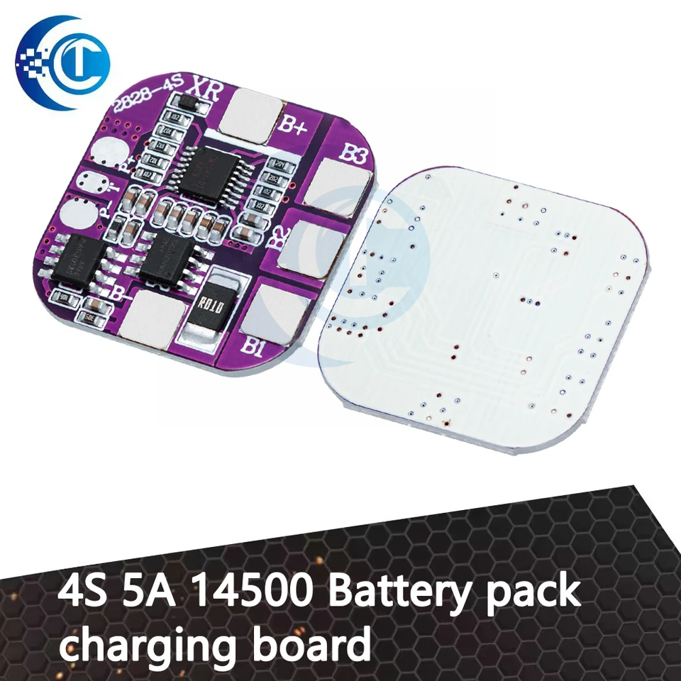 4S 5A 14500 Batéria Balíky nabíjacie doska BMS 14,8 V rovnaký port lítiová ochrana batérie Teplota/Odpojenie Ochrana