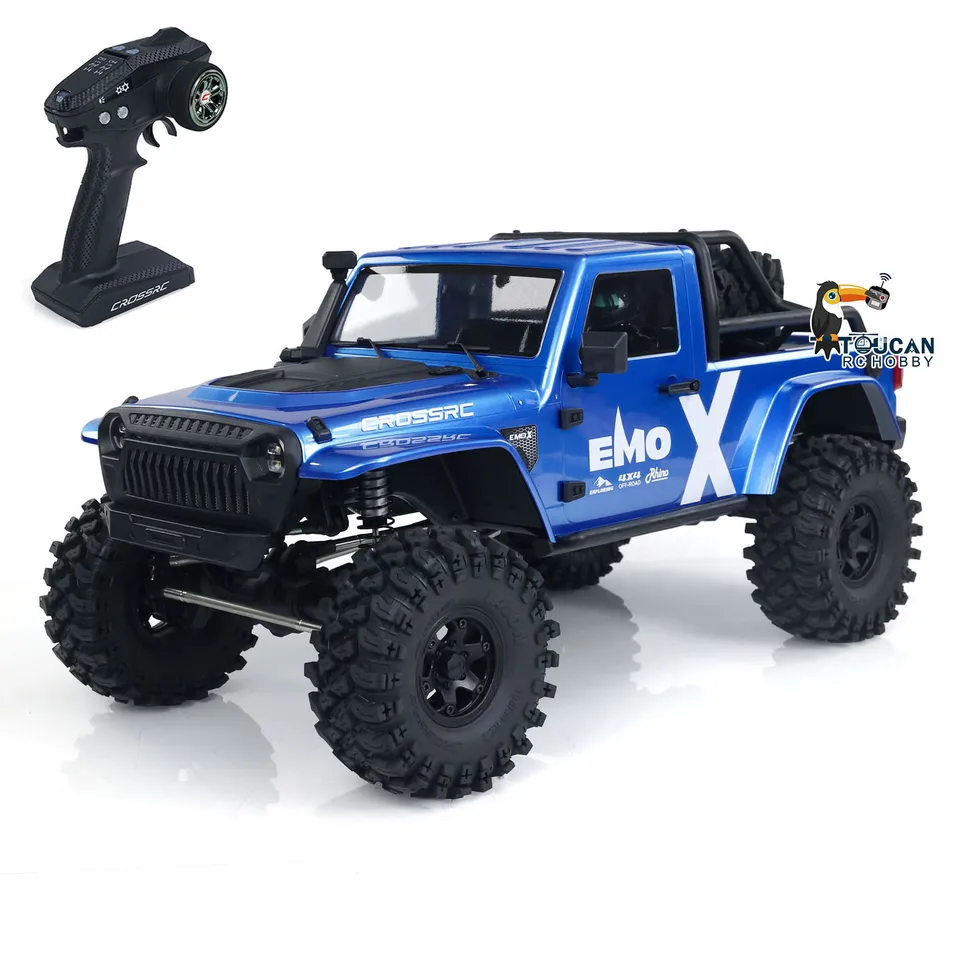 4WD 1/8 Crossrc EMOX RC Crawler Diaľkové ovládanie terénnych vozidiel lezenie vozidla Model Svetl Systém dvojrýchlostnej prevodovky TH22418