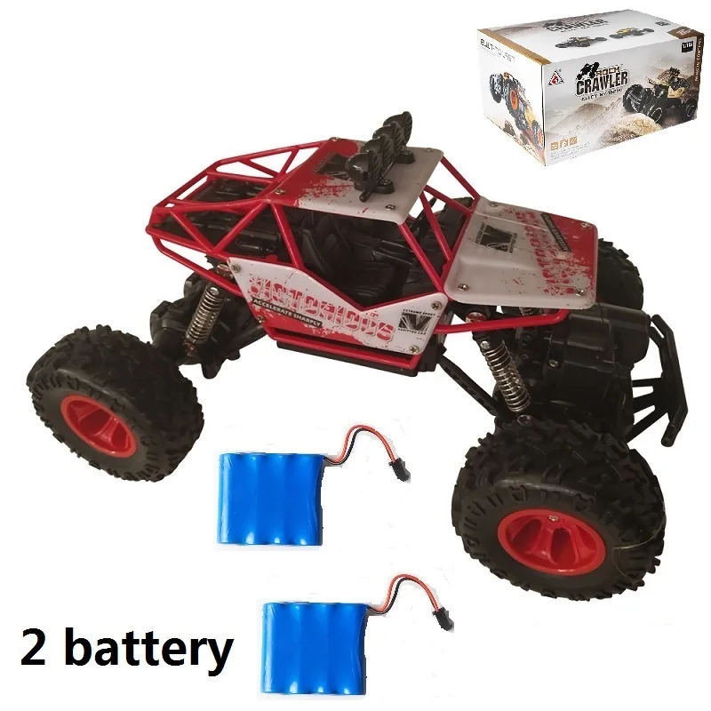4WD Electric RC Car Rock Crawler diaľkové ovládacie hračky hračky vysokorýchlostné nákladné autá v teréne v rádiu ovládanom darčekom pre hračky 4x4 hračiek