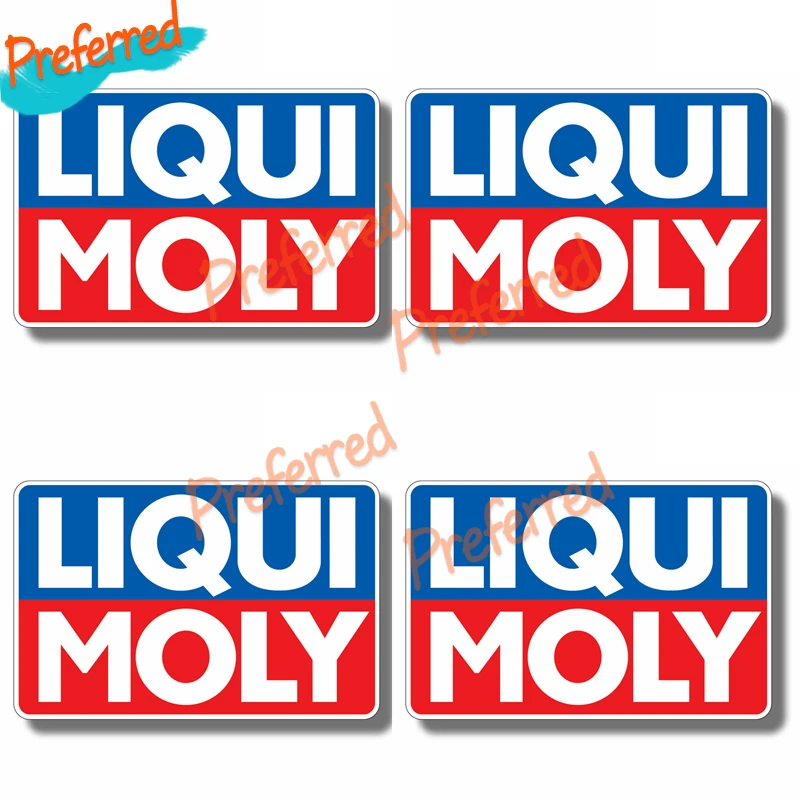 4x Liqui Moly Logo Nálepky nálepky nákladného automobilového vozidla Vozidlo Boutique Boutique pre váš domov, auto, chladiče a notebooky