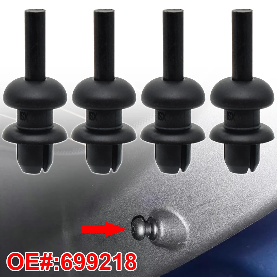 4x pre Citroen Saxo C2 C3 XSara Picasso DS3 XM Zadný batožinový kmeň kmeň parcel polica šnúry šnúry strún spletené sponky Montážny háčik 699218