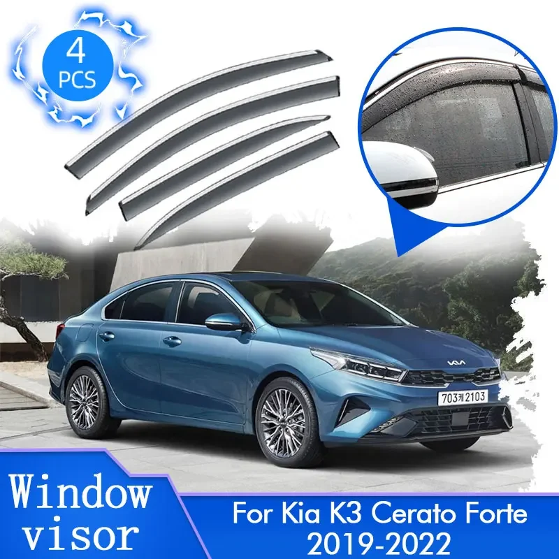 4x pre Kia K3 Cerato Forte BD 2019 2020 2021 2022 Dvere Side Sun Windows Visk