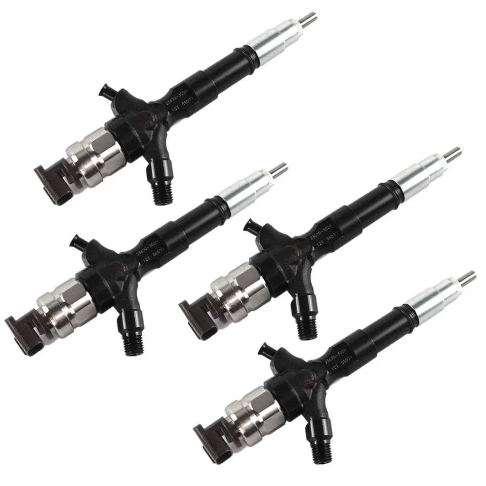 4x vstrekovač nafty pre Toyota Hilux & Prado 1KD-FTV 3,0L EURO 4 095000-7780 095000-5920 23670-30280 23670-39316 095000-7030