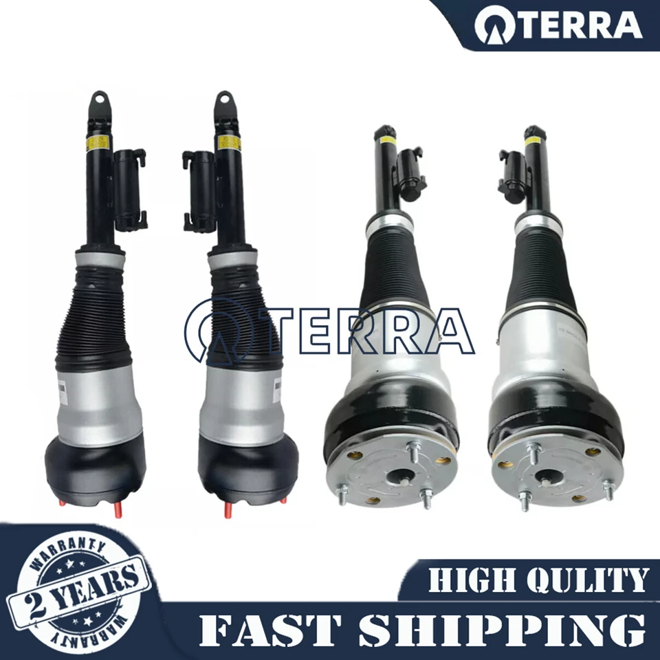 4x vzpery zadného a predného vzduchu pre Mercedes - Benzová trieda W222 S400 S500 S550 S63 2013-2020 A2223204813 A2223202513