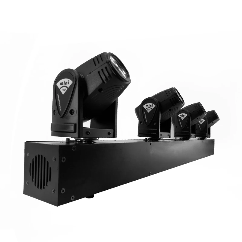 4x10w hlavný lúč LED lúč pohybujúca sa hlava osvetľovacia lišta DJ Svetlá, Shehds Stage Lighting Mini 10W RGBW 4in1 lúčový efekt Lyre