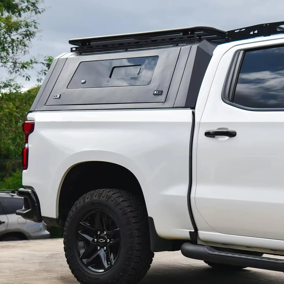 4x4 pickup hliníkový baldachýnový skladací nákladný automobil tvrdý vrchný baldachýn pre Chevrolet Silverado Car Topper Bed Bed Bed Bed Canopy