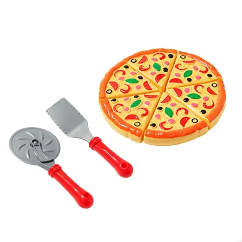 4x7d Cutting Pizza Toy Early Development Vzdelávací darček pre deti kuchynská súprava