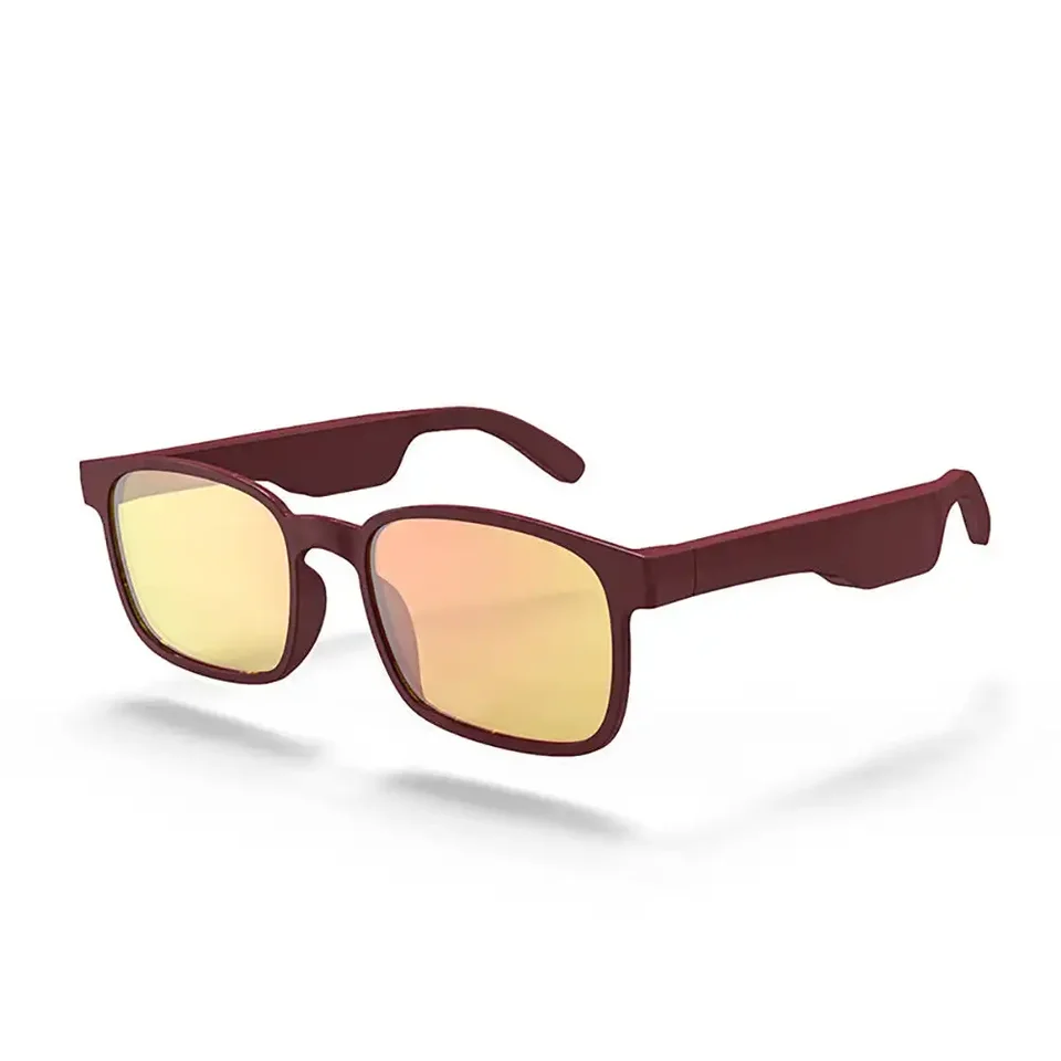 5.0 Anti-Blue Light Smart Bluetooth Sun Gula Glasses Plynové vedenie Talk Počúvanie hudba Sport WireProof Audio Luewears Slnečné okuliare
