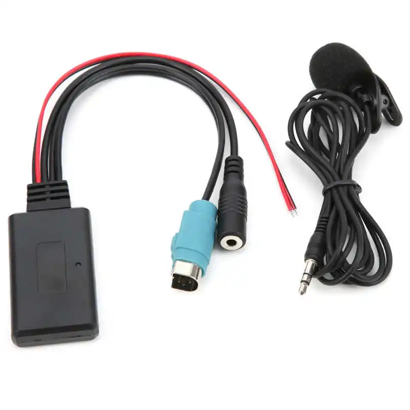 5.0 Aux káblový adaptér s mikrofónom vhodným pre KCE -236B CDA -9852/E CDE -9887/R
