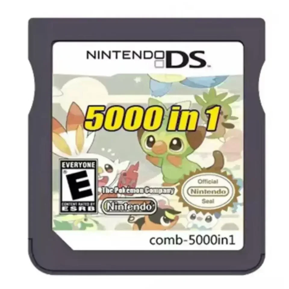 5 000 v 1 kompilácii DS NDS 3DS 3DS NDSL Game Cartridge Card Videohra vreckový prehrávač