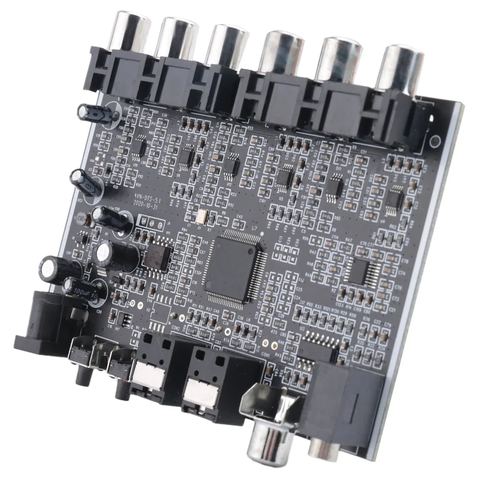 5.1 Kanálový zvukový dekodér PCM Digitálny optický koaxiálny DTS RCA HIFI Stereo Audio Audio Home Theape Decoder Board Zosilňovač
