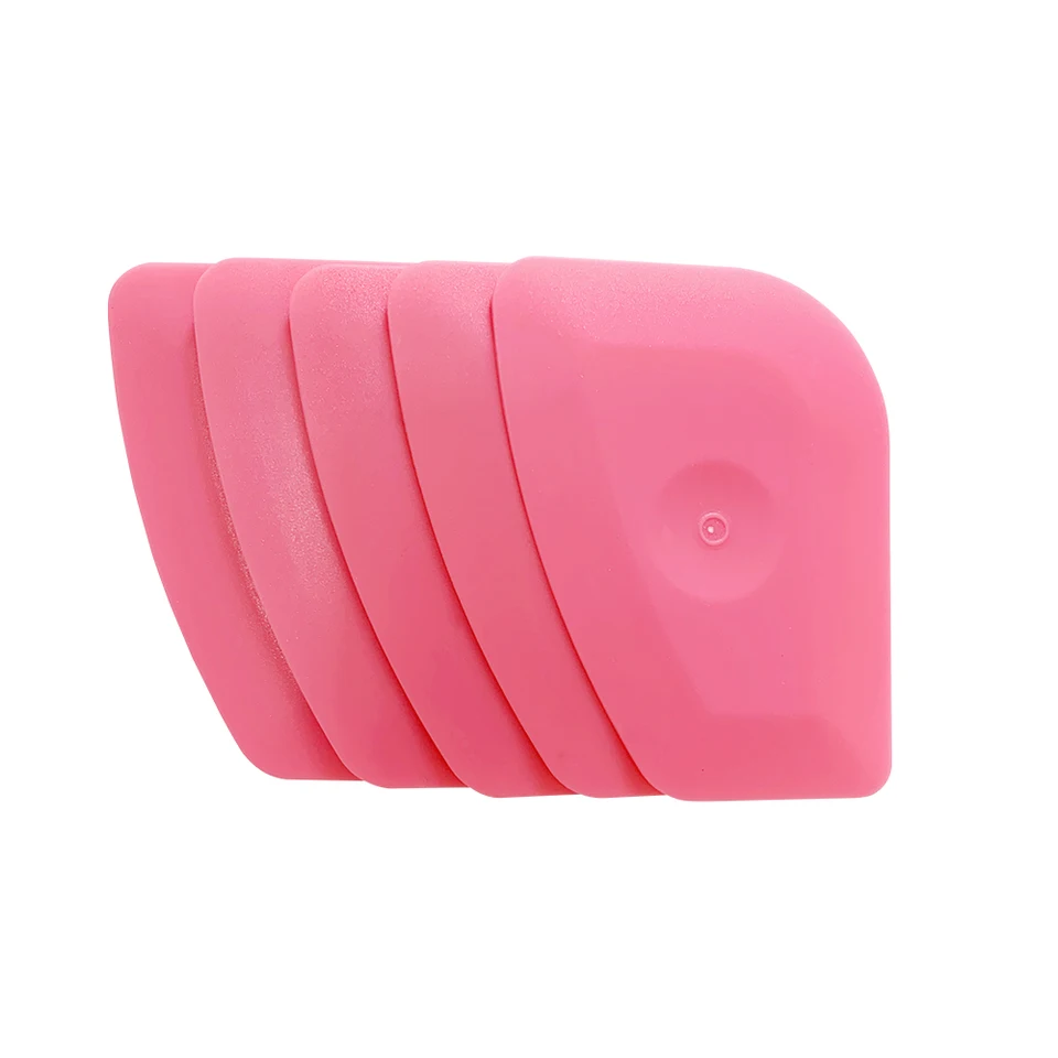 5/10/20ks fólia fólia Squeegee Vinyl Film Wrap Scraper Automatické domáca kancelária automobilová nálepka Inštalácia čistiaceho okna Nástroj ružový