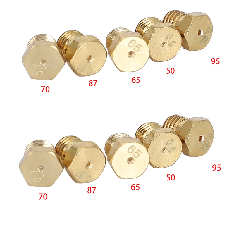5/10 PCS Burner Plyn HOB LPG Konverzné súpravy Jets Dysles Propane Injektory Nové pre 50 65 70 87 95