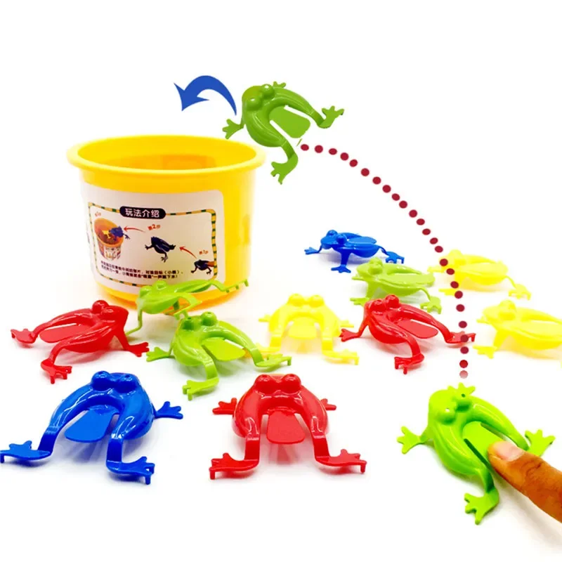 5/10 počítačov Jumping Frog Bounce Hračky pre deti Novinka s rôzny
