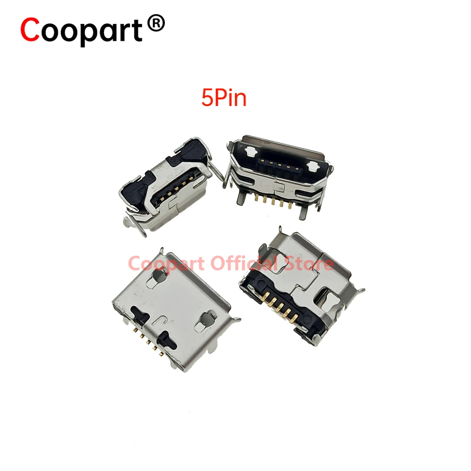 5-1000ks Micro USB 5pin nabíjací port konektor konektor konektora zástrčku zástrčka pre BlackBerry 8520 pre Lenovo idatab A2109 U018