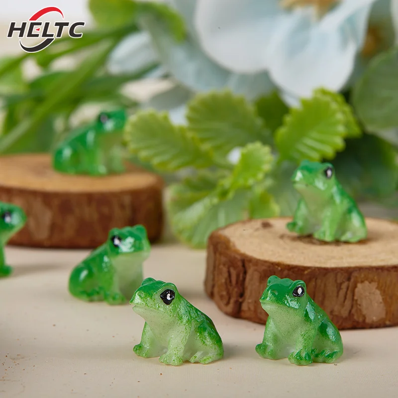 5/10ks Mini Frog Sochy, zvierací model, rozprávková záhradná mikro krajina, živicové remeslá, Domáce dekorácie, príslušenstvo pre párty, dekoratio večierkov