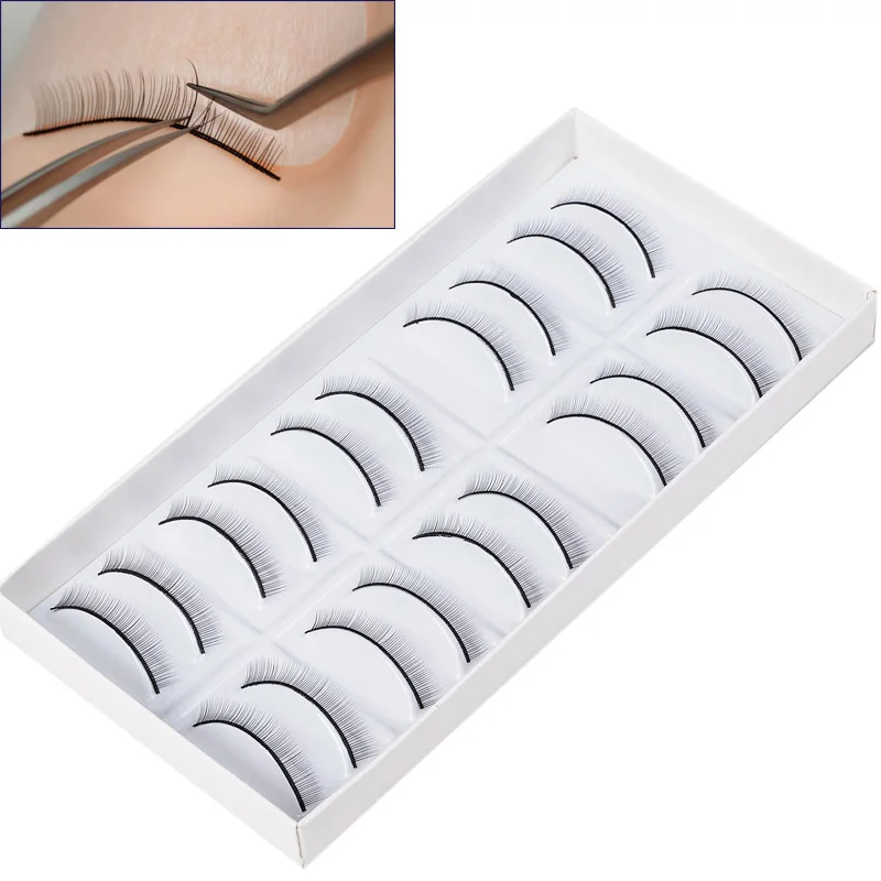 5/10parítkovanie riasy Eye Eye Rast Extension Extensions Mannequin False Practice
