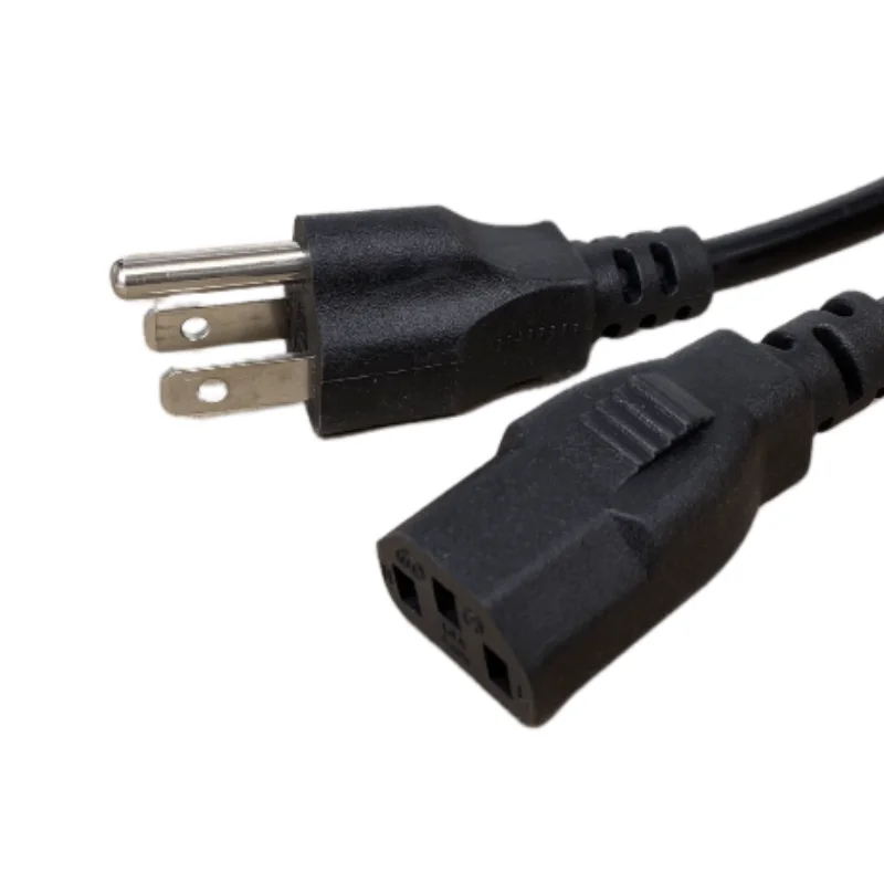 5-15p-C13 USA Japonsko Kanada Brazília predlžovací kábel napájacieho kábla US NEMA 5-15P 3PIN až IEC320 C13 napájací káblový drôt 1,5 m/5 stôp