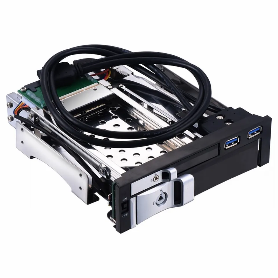 5,25 palca Interný slot pevný disk 2,5+3,5 palca SATA HDD/SSD COZPORA NÁVRH NÁVRH NA Dizajn bez bezpečnostných zámkov USB3.0