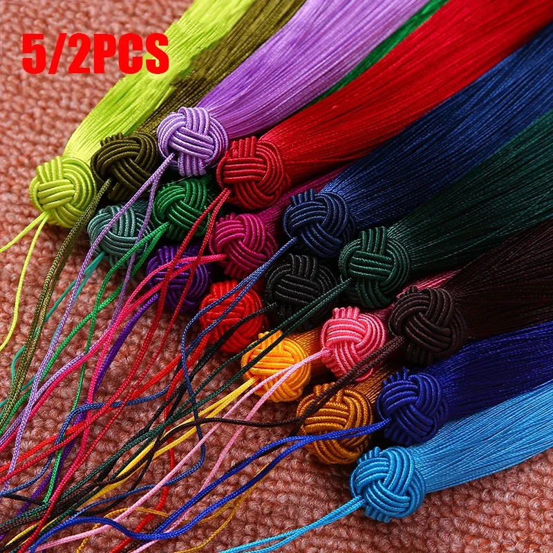 5/2ks remeselné strapce 16 cm/6,28 palca mäkké elegantné hodvábne flór