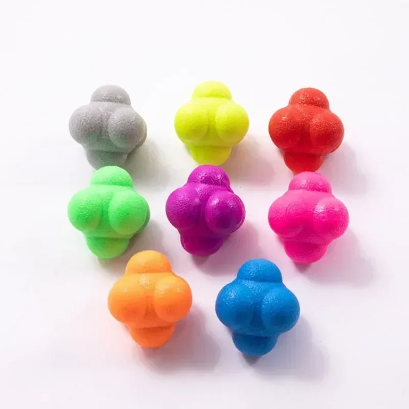 5,5 cm hexagonálna reakcia loptička Silikónová koordinácia koordinácie reflexu Cvičenie Športová fitness tréningová lopta