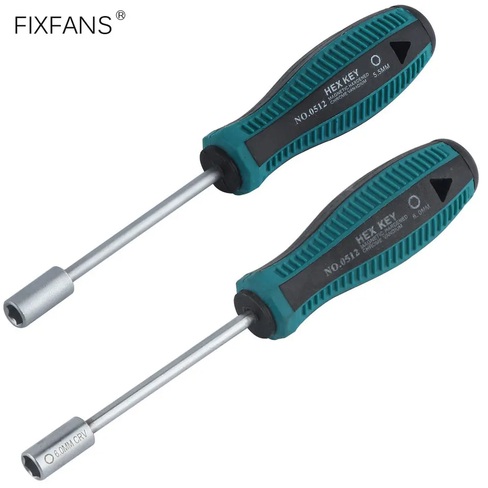 5,5 mm 6 mm šesťuholníkový skrutkovač šesťhranná zásuvka Kľúč Spanner CRV oceľový matica ručný náradie pre ručnú náradie pre opravu vrtuľníka RC