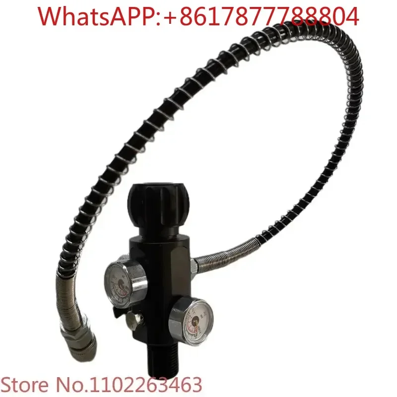 5/8-18Unf Nedolové závity PCP PCP Tank Nabíjacie ventilové ventilové nabíjacie adaptér