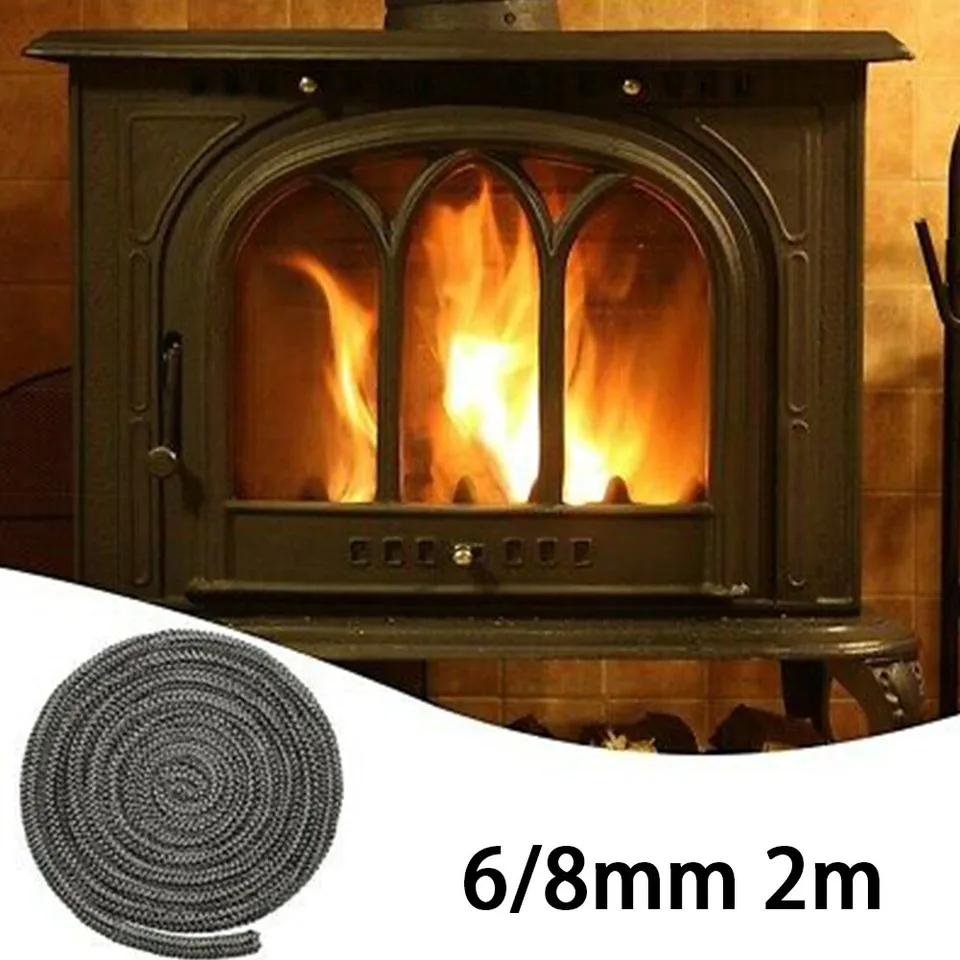 5/8 mm krb tesniaceho lana Žiarivo Fené lano Wood Horenie kachle Dvere Self-ústí z laminátov
