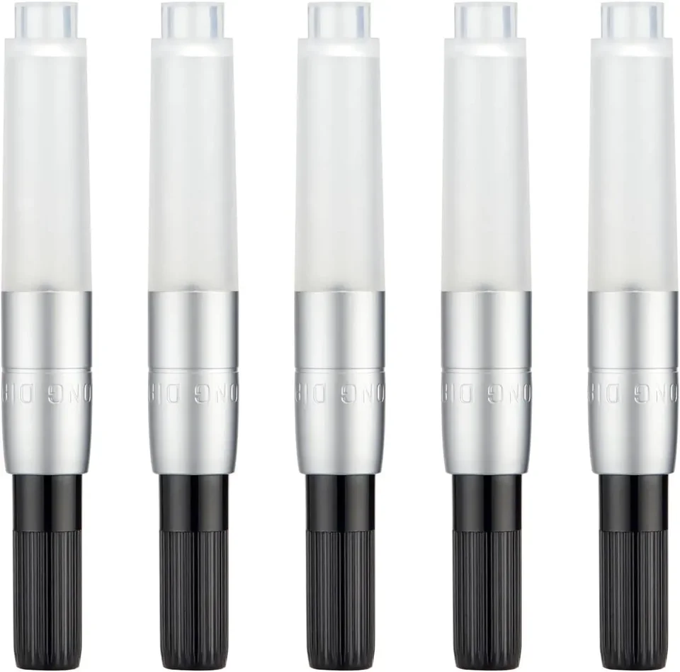 5 balení sada Hongdian Fountain Pen Atratet Converter Priemer vrtu 3,4 mm, krátky štýl kompatibilný s M1 m2 vreckovým mini fontánom pero