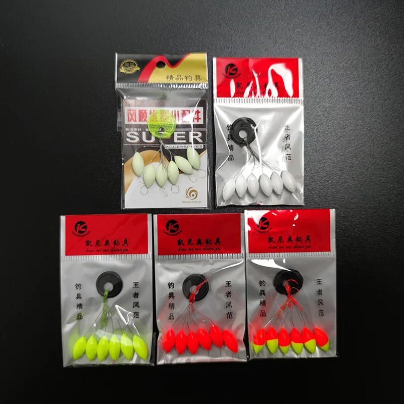 5 balení/šarže sedem-hviezdičkový rybársky plavák 8 mm-22 mm 6 veľkostí kaprov rybársky rybársky náradie Príspevky Pesca Buoys J544