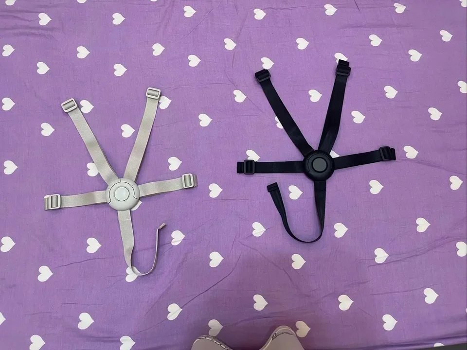 5-bodové postrojové pásové bezpečnostné pracky pre strieborný kríž nahradenie detského detského kočíka Wonderfold W2 a W4 Magnetic 5-bod