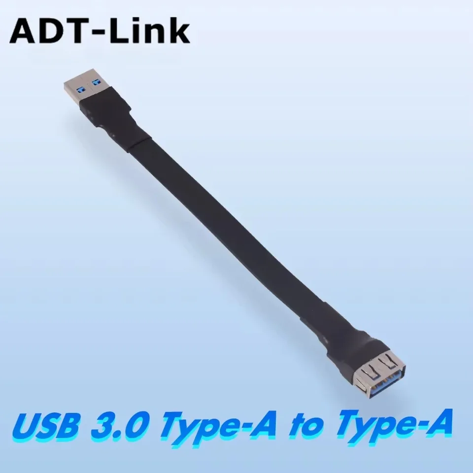 5 cm-150cm USB 3.0 Up Uhl USB typ štandardného mužského až ženského FFC FPV plochý tenký flexibilný predlžovací kábel FPC 10cm 20cm 30 cm 40 cm