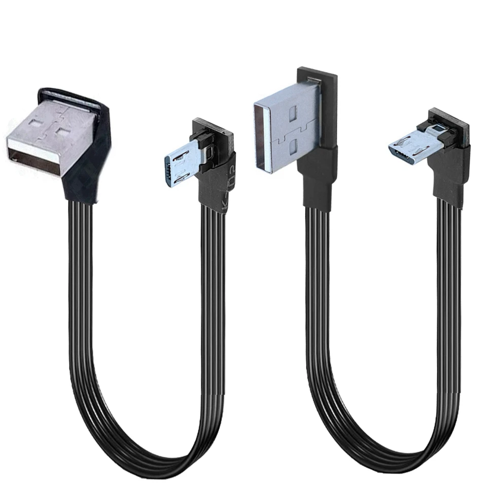 5 cm-300 cm super flexibilný flexibilný priamy a hore a dole a doľava a pravý poklon 90 stupňov USB Micro USB Muž do USB Mužský dátový kábel 1m 2m