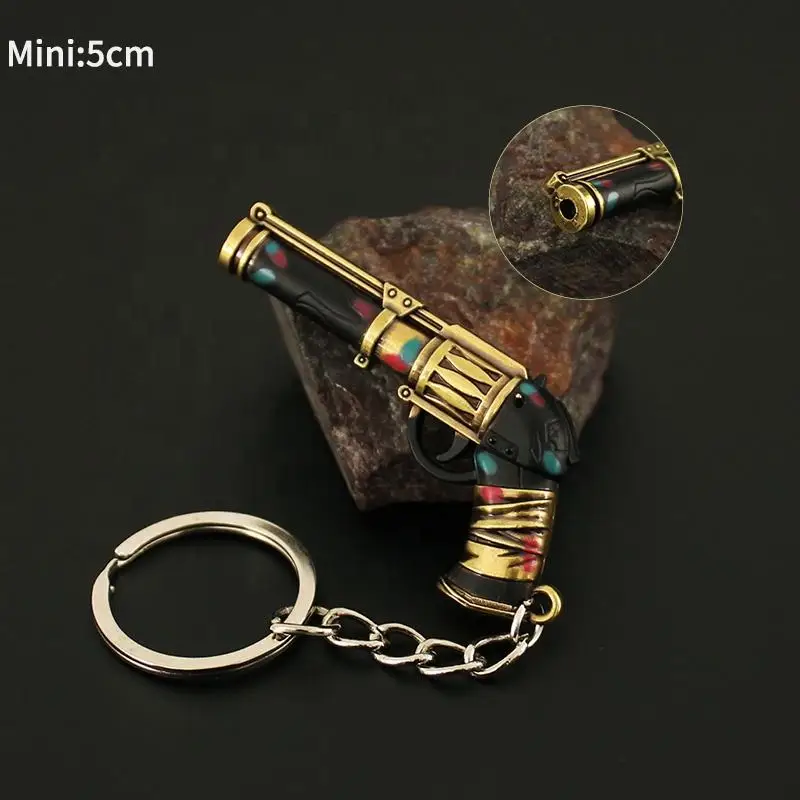 5 cm Valožný melee reaver zbraň model Klávesnica pre mužov Protokol Arcane šerifová pokožka zliatiny Key Key Ring Car Tack Chaveiro Jewelry