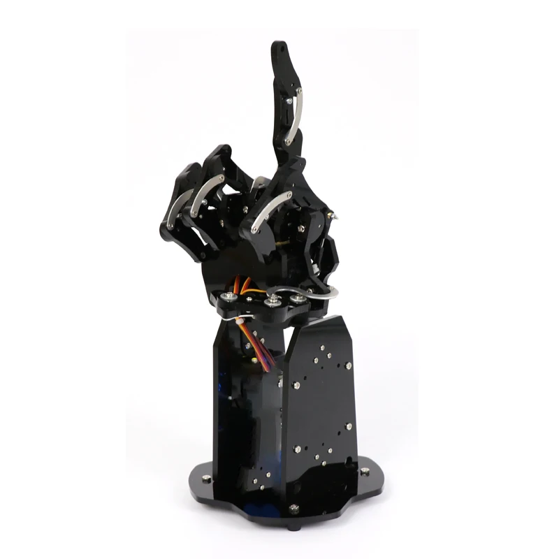 5 DOF Robot Hand s základňou 5 prstov Humanoid Bionic Mechanical Manitor Claw pre robot ručnú súpravu Programovateľný robot robot