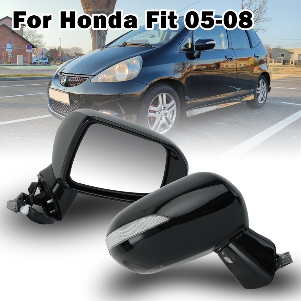 5 drôtov Zostava spätného zrkadla pre Honda Fit Honda Jazz 2005-2008 Lamp