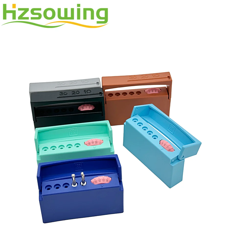 5 držiak dezinfekcie s pamäťou Automaticlavible Plastic Endo Box Endodontic Case Puzdro